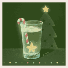 Navidad Arbol De Navidad GIF - Navidad Arbol De Navidad Bebida GIFs