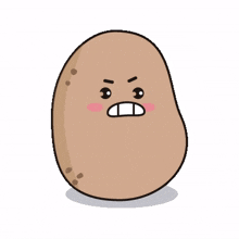 popato cute brown disgust hate