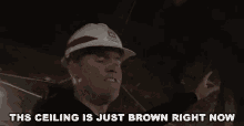 This Ceiling Is Just Brown Right Now Traveling GIF - This Ceiling Is Just Brown Right Now Brown Ceiling GIFs
