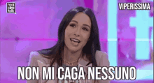 Viperissima Aurora Ramazzotti Mai Dire Talk Trash Gif Reaction Tv No Mi Caga Nessono GIF