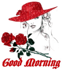 Good Morning Rose GIF - Good Morning Rose Glittery GIFs
