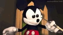 Mickey Mouse Bite GIF - Mickey Mouse Bite Thinking GIFs