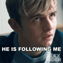 He Is Following Me Alex Rider GIF - He Is Following Me Alex Rider He Is Stalking Me GIFs