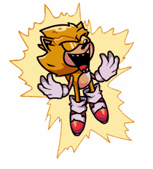 fleetway super sonic laughing fnf
