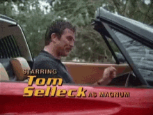Tom Selleck Magnum Pi GIF - Tom Selleck Magnum Pi Driving GIFs