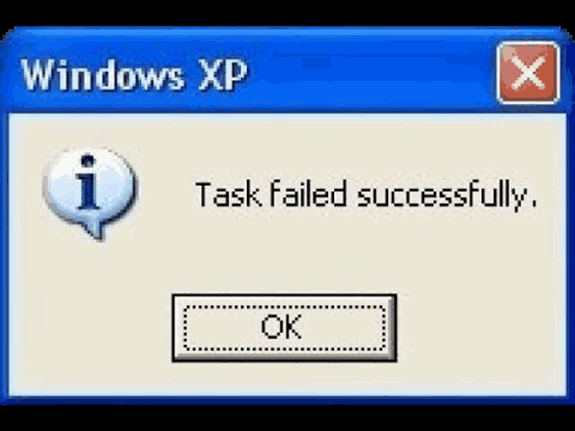 Task Failed Successfully