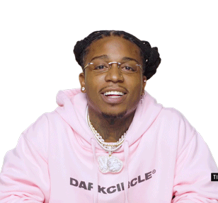Bite Lips Jacquees Sticker - Bite Lips Jacquees Thinking Stickers