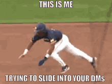 Slide Into My Dms Fail GIF - Slide Into My Dms Fail Baseball GIFs