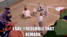 Space Jam Remark GIF - Space Jam Remark Resemble GIFs