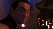 a pixelated image of a man with the words " save your pity for the weak "
