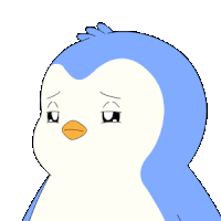 a penguin holds a sign that says temporarily out of service