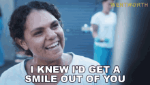 I Knew Id Get A Smile Out Of You Ruby Mitchell GIF - I Knew Id Get A Smile Out Of You Ruby Mitchell Wentworth GIFs