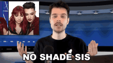 No Shade Sis Benedict Townsend GIF - No Shade Sis Benedict Townsend Youtuber News GIFs