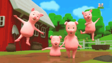 Jumping Play Time GIF - Jumping Play Time Pigs GIFs