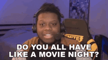 Do You All Have Like A Movie Night John Finch GIF - Do You All Have Like A Movie Night John Finch Smite GIFs