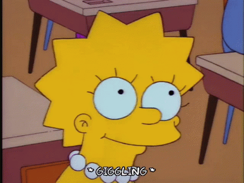 Lisa Simpson GIF - Lisa Simpson Giggle GIFs
