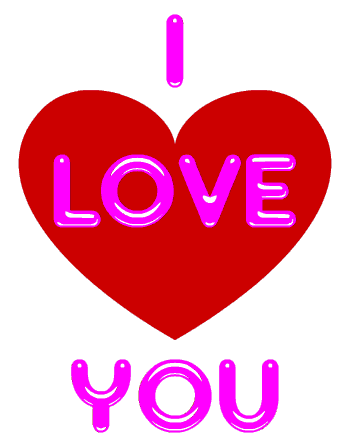 I Love You Heart Sticker - I Love You Heart Animation Stickers