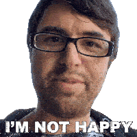 I'M Not Happy Steve Terreberry Sticker - I'M Not Happy Steve Terreberry I'M Unhappy Stickers