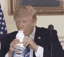 Trump Bleach Clorox GIF - Trump Bleach Clorox Drink GIFs