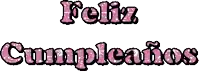 the words feliz cumpleanos are written in spanish