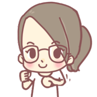 a cartoon drawing of a girl wearing glasses with her arms crossed