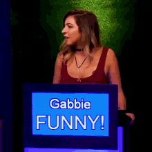 Funny Gabbie Hanna GIF - Funny Gabbie Hanna Thegabbieshow GIFs
