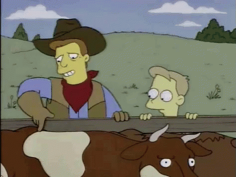 Simpsons Vaca GIF - Simpsons Vaca Cow - Discover & Share GIFs