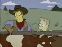 Simpsons Vaca GIF