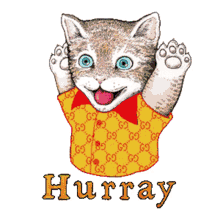 yay hurray gucci logo