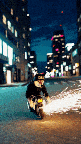 a dog wearing a hat that says dea on it