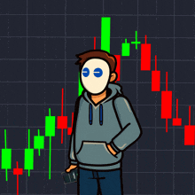 a cartoon of a man talking on a phone with a speech bubble saying alpha secured