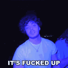 Its Fucked Up Jack Harlow GIF - Its Fucked Up Jack Harlow No Hero Freestyle Song GIFs
