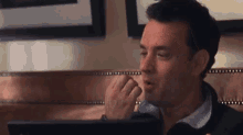 Typing Working GIF - Typing Working Tom Hanks GIFs