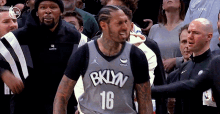 Brooklyn Nets James Johnson GIF - Brooklyn Nets James Johnson Lets Go Nets GIFs