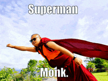 Tuks Powerful Monk GIF - Tuks Powerful Monk Superman Monk GIFs