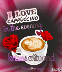 Vec50 I Love Cappuccino In The Evening GIF - Vec50 I Love Cappuccino In The Evening Rose GIFs