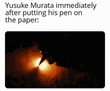 a person is putting a pen on a piece of paper .
