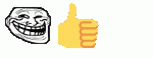 thumbs up rage face