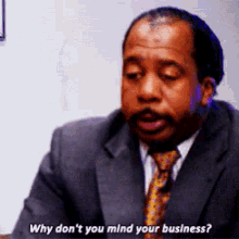 Office Shade GIF - Mind Your Own Business Annoyed Dont Talk GIFs