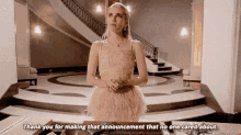 Emma Roberts Sarcastic GIF - Emma Roberts Sarcastic Announcement GIFs