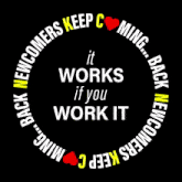 Newcomers Keep Coming - Nkc It Works If You Work It GIF - Newcomers Keep Coming - Nkc Nkc It Works If You Work It GIFs