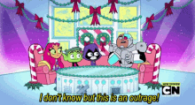 Teen Titans Go Cyborg GIF - Teen Titans Go Cyborg I Dont Know But This Is An Outrage GIFs