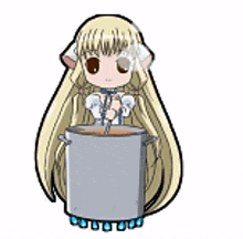 chobits chii chii cooking