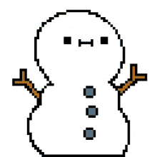 melting snowman billy srgrafo chill