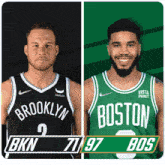 Brooklyn Nets (71) Vs. Boston Celtics (97) Third-fourth Period Break GIF - Nba Basketball Nba 2021 GIFs