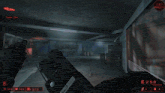 a screenshot of a video game shows a person holding a gun and a box that says ace on it
