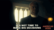 its not time to make big decisions chris obi mr jacquel american gods the ways of the dead