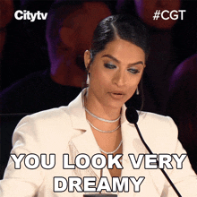 You Look Very Dreamy Lilly Singh GIF - You Look Very Dreamy Lilly Singh Canadas Got Talent GIFs