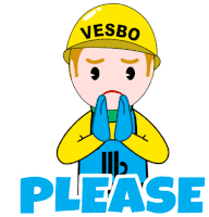 Vesbo Please Sticker - Vesbo Please Stickers