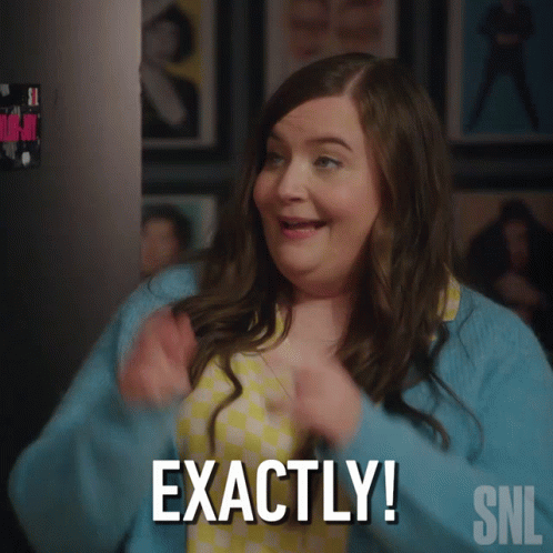 Exactly Aidy Bryant GIF - Exactly Aidy Bryant Saturday Night Live GIFs